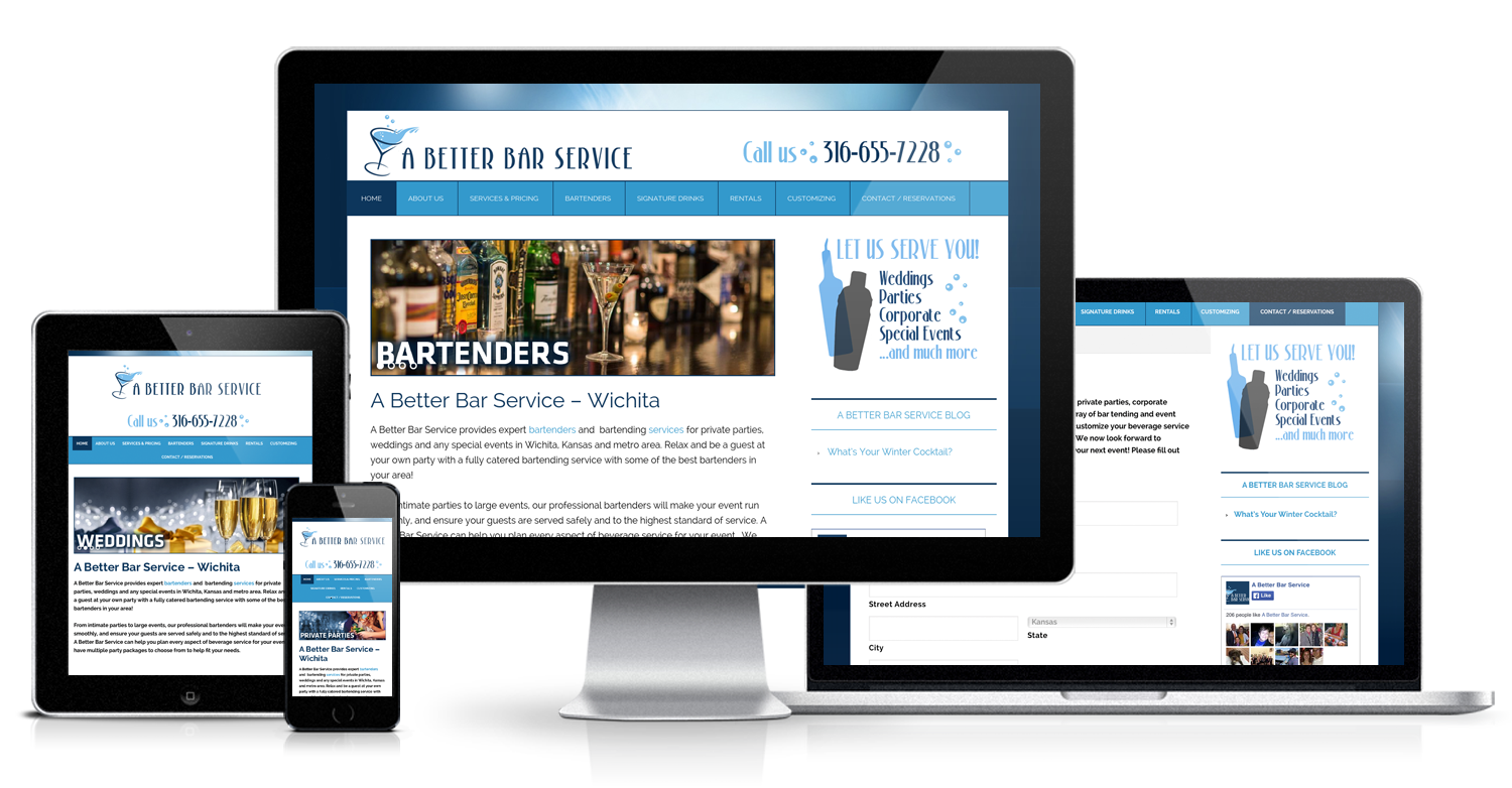 A Better Bar Service - Wichita Web Design | Wichita Design Company